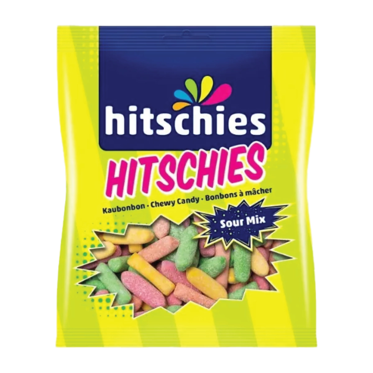 Hitschies Fruity Chewy Sour Mix, 140g
