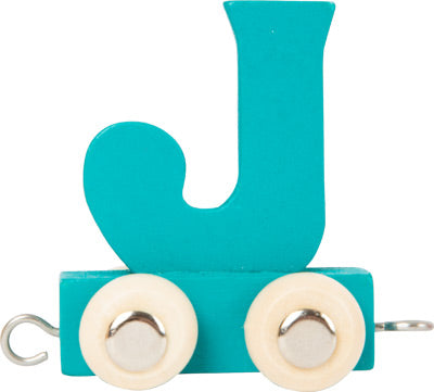 Wooden Letter Train: Alphabet (coloured)