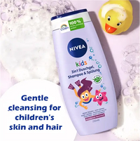 Nivea Kids 3in1 shower, shampoo & conditioner, Berries, 250 ml