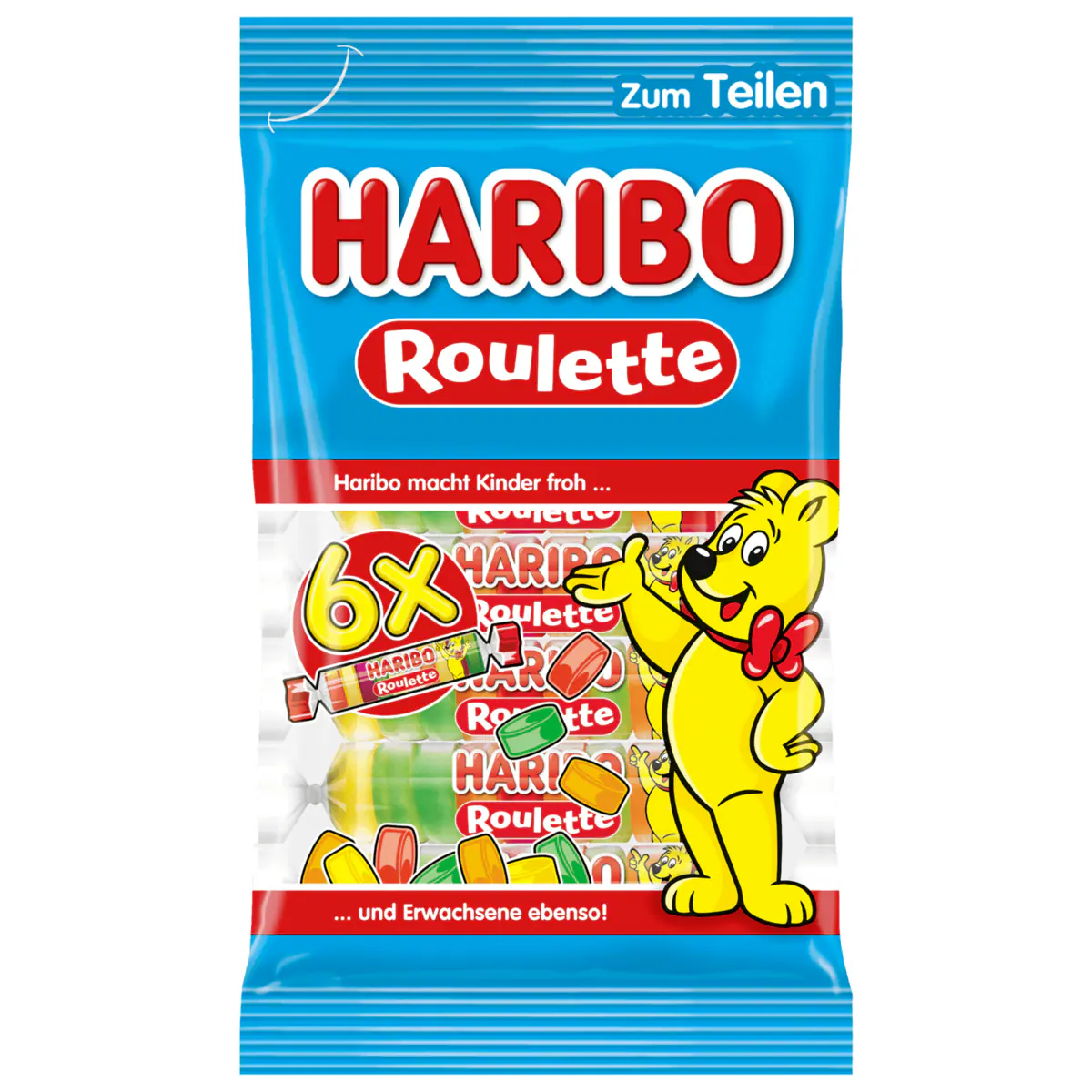 Haribo Roulette Fruit Gummy 6x25g