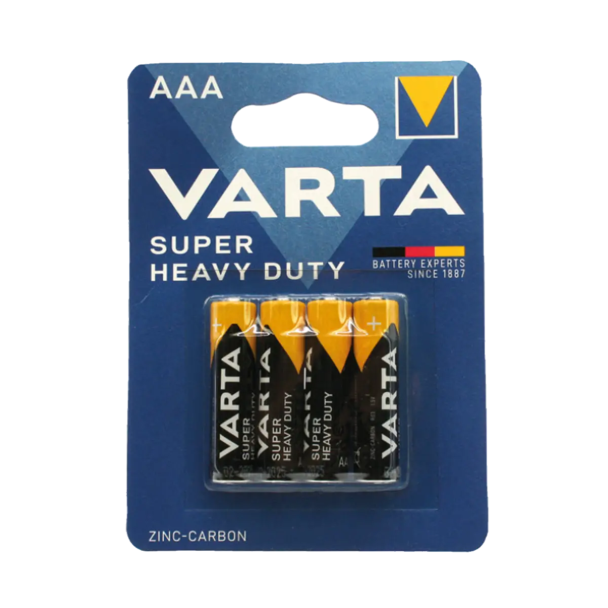 Micro AAA Batteries, Heavy Duty Superlife, Zinc-carbon, 4 pcs