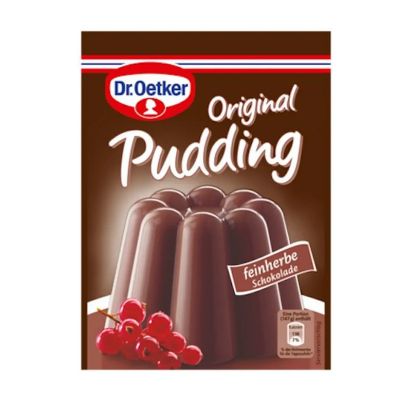 Original Pudding Dark Chocolate, 3 x 37 g