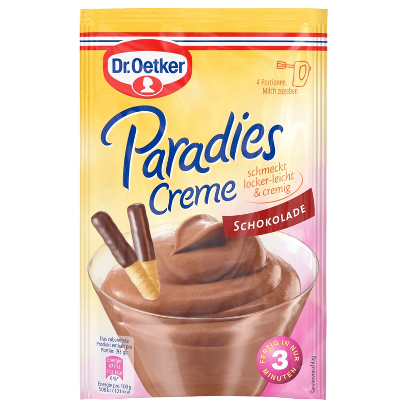 Paradies-Creme white chocolate, without cooking, 70 g