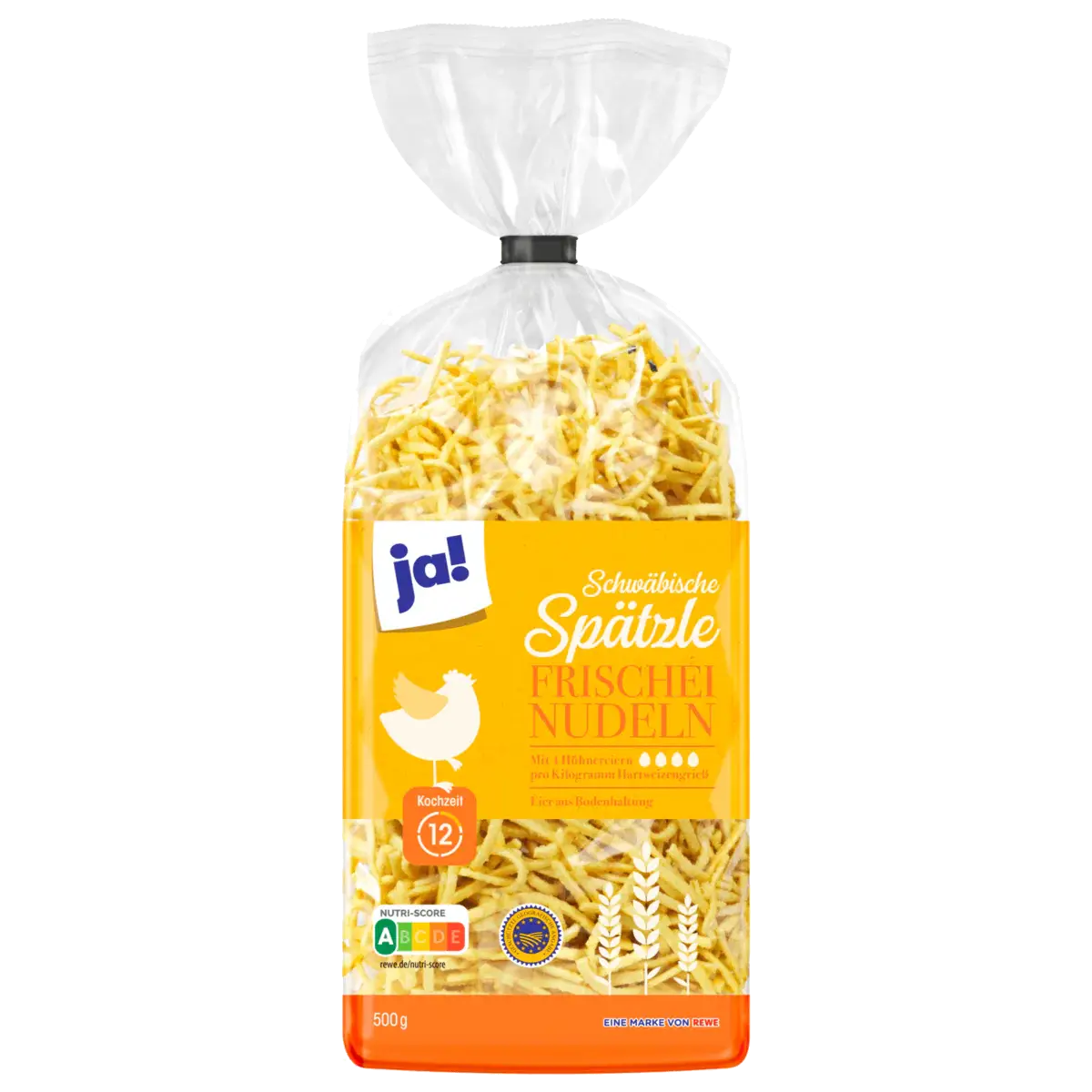 Schwaebische Spaetzle, Egg Noodles, 500 g