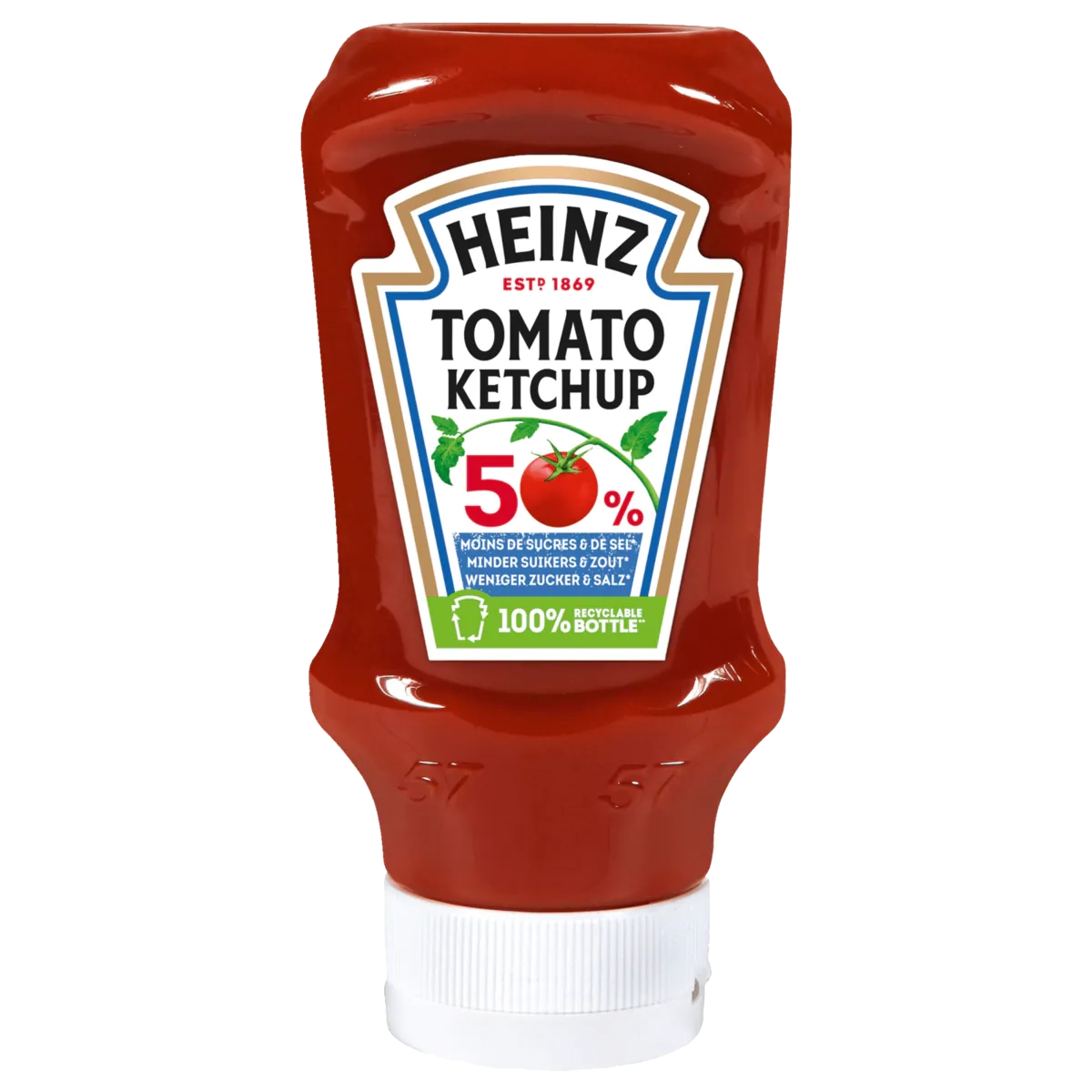 Tomato Ketchup, 50% less sugar, 500 ml