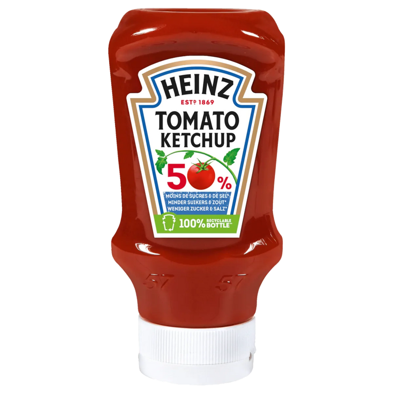 Tomato Ketchup, 50% less sugar, 500 ml
