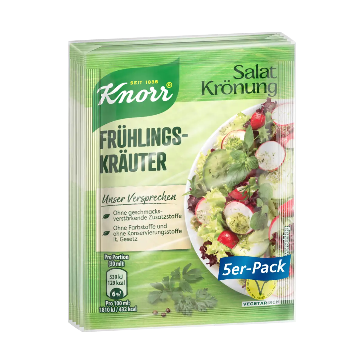 Salad Topping Spring herbs, pack of 5