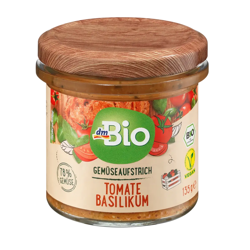 Vegetable spread, tomato basil, 135 g