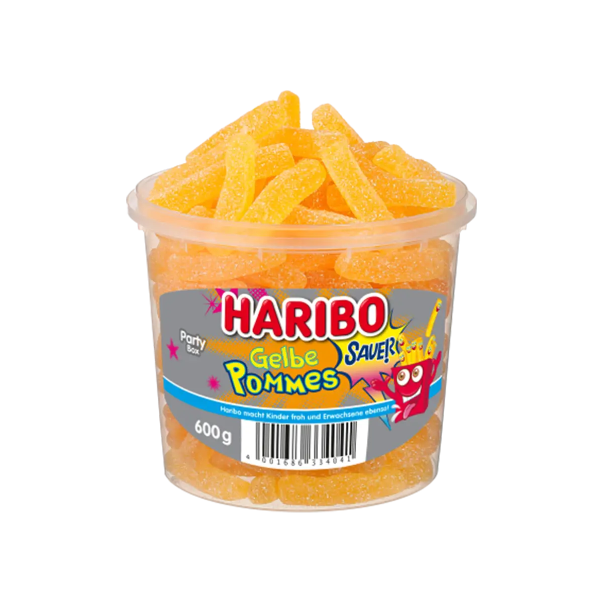 Haribo 'Saure Pommes" sour fries, 600 g
