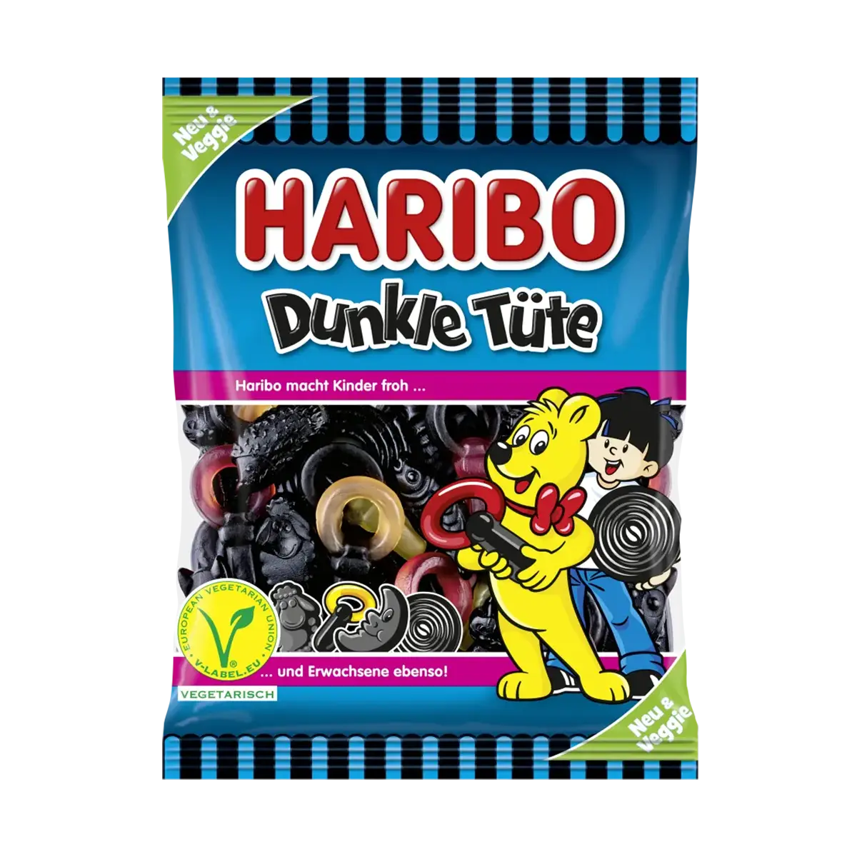 Haribo Dunkle Tüte - the Dark Bag, 175 g