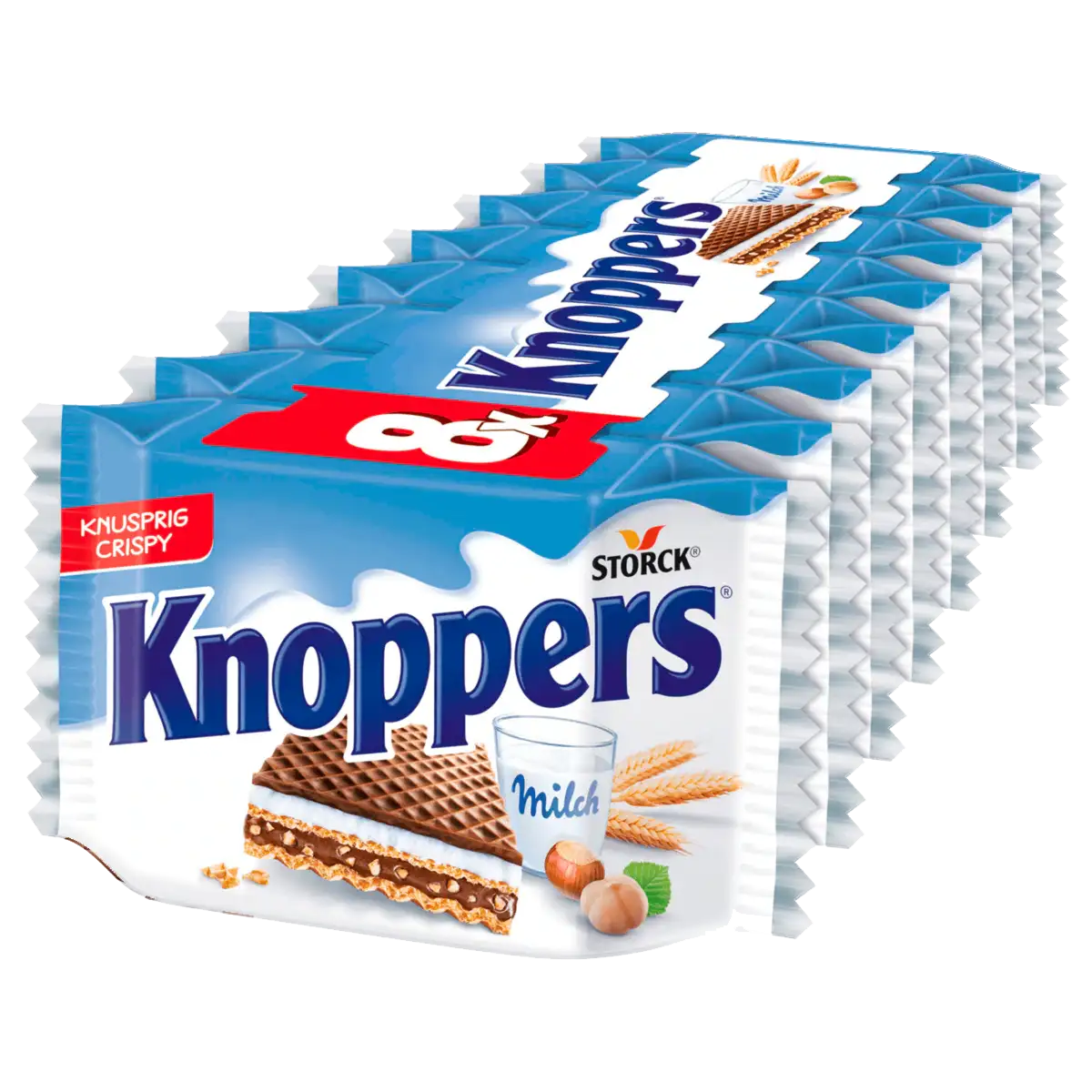 Knoppers, 8 x 25 g