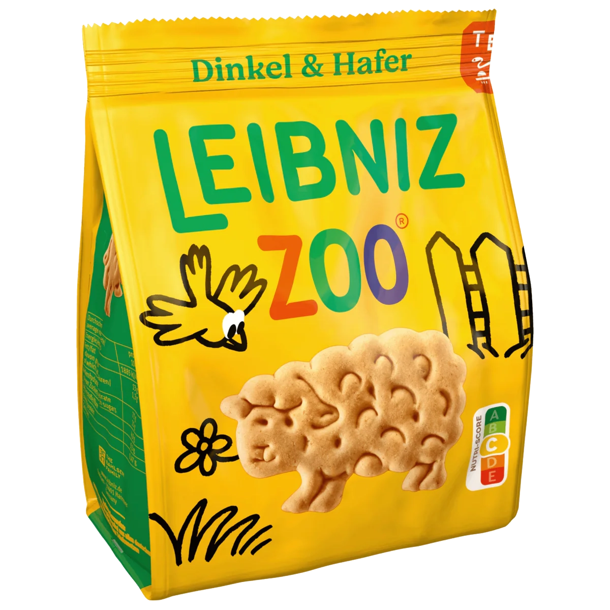 Leibniz Zoo spelt & oats, 125 g