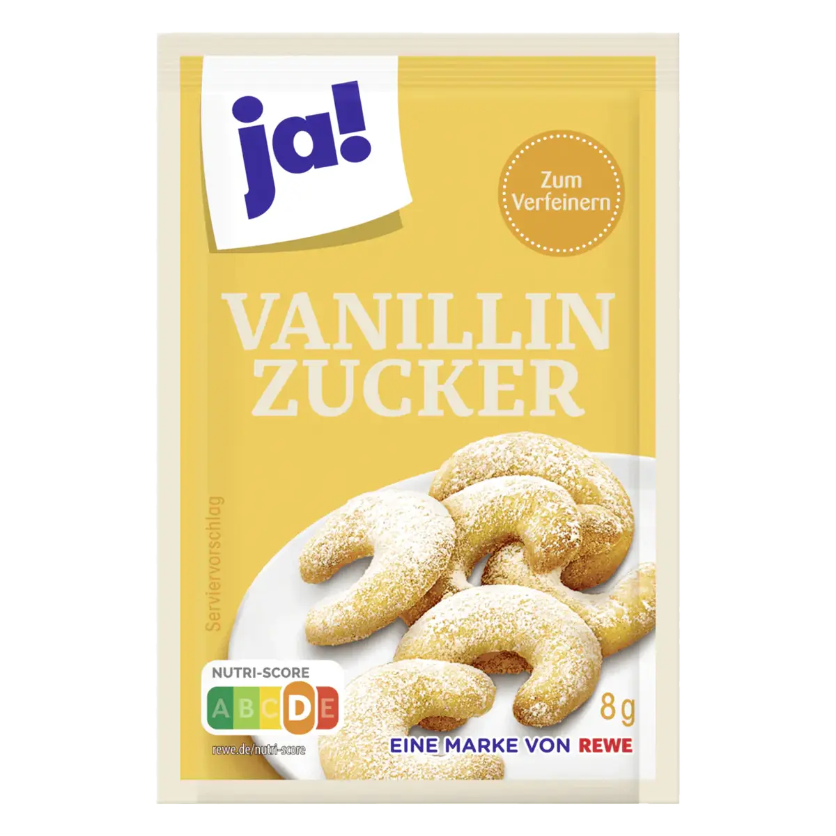 Vanillin Zucker, 15 Beutel je 8 g