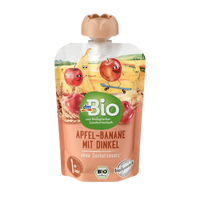Pouch Smoothie Apple-Banana in spelt, 100 g