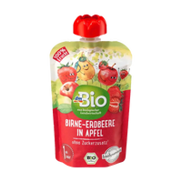 Pouch Smoothie Pear-Strawberry in Apple, 100 g