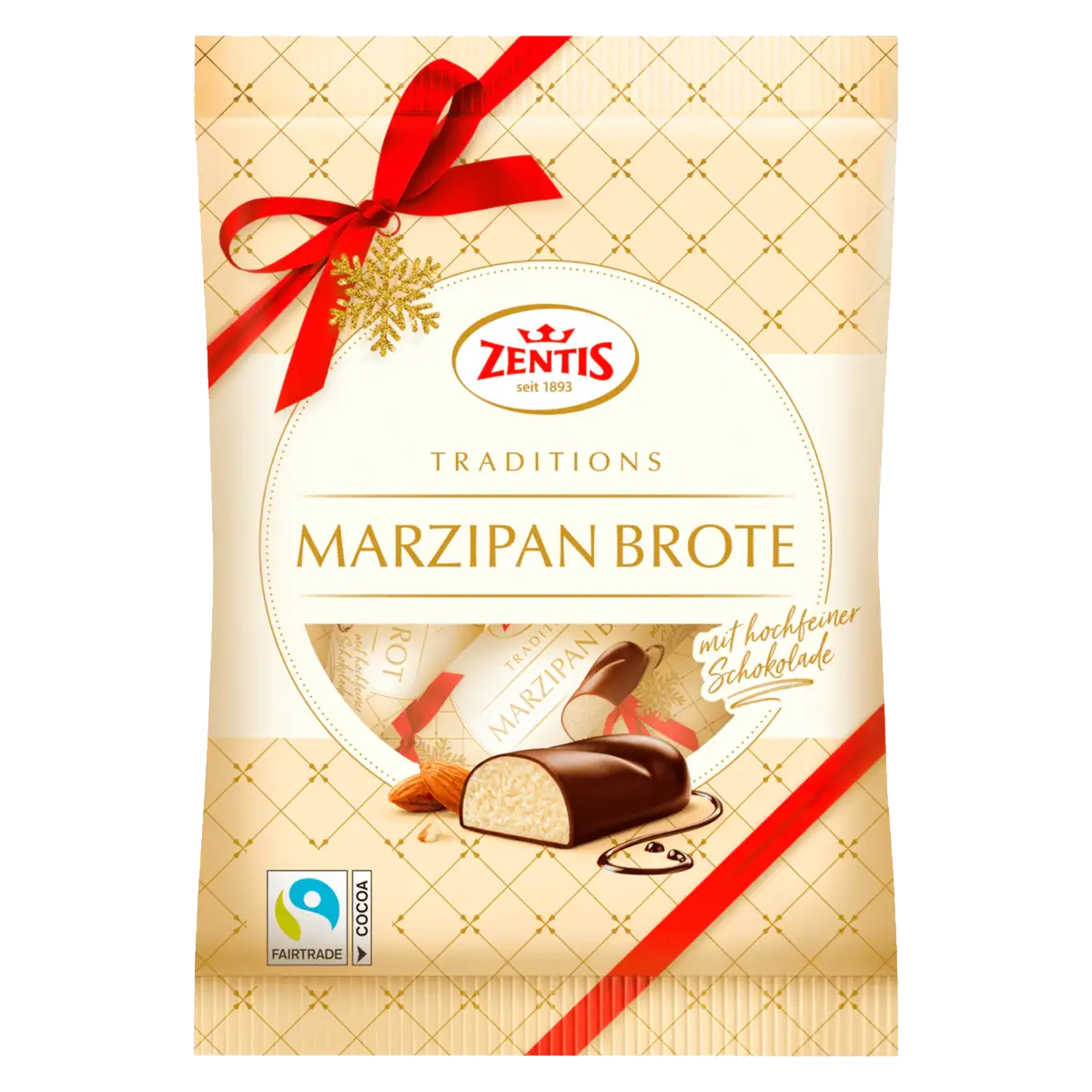 Marzipan Mini breads, chocolate covered, 8 x 25 g