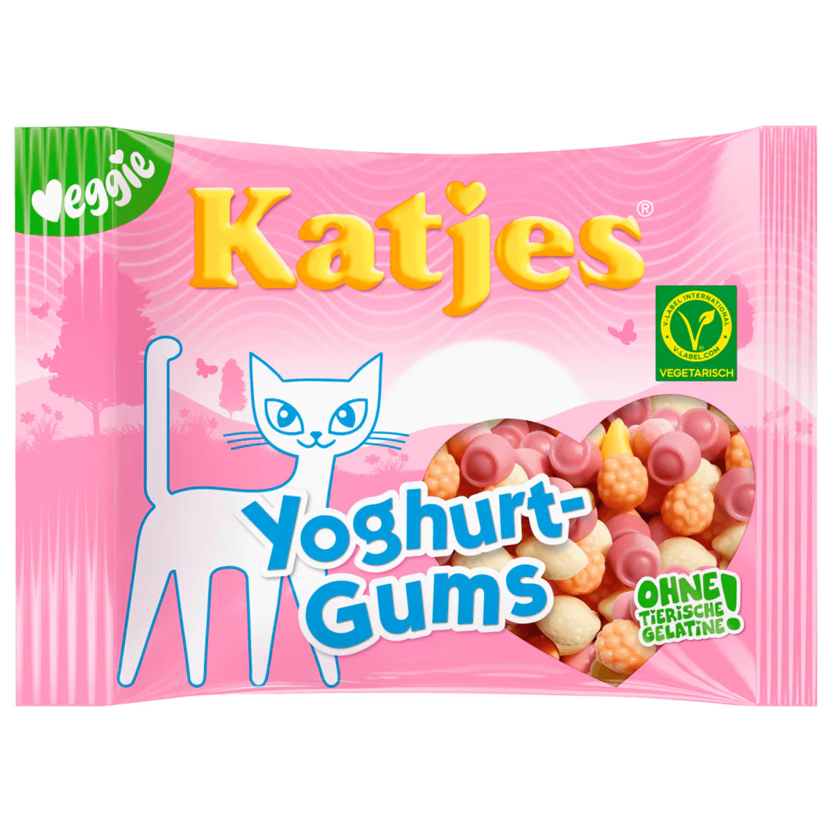 Katjes vegan Yoghurt Fruit Gum, 175 g