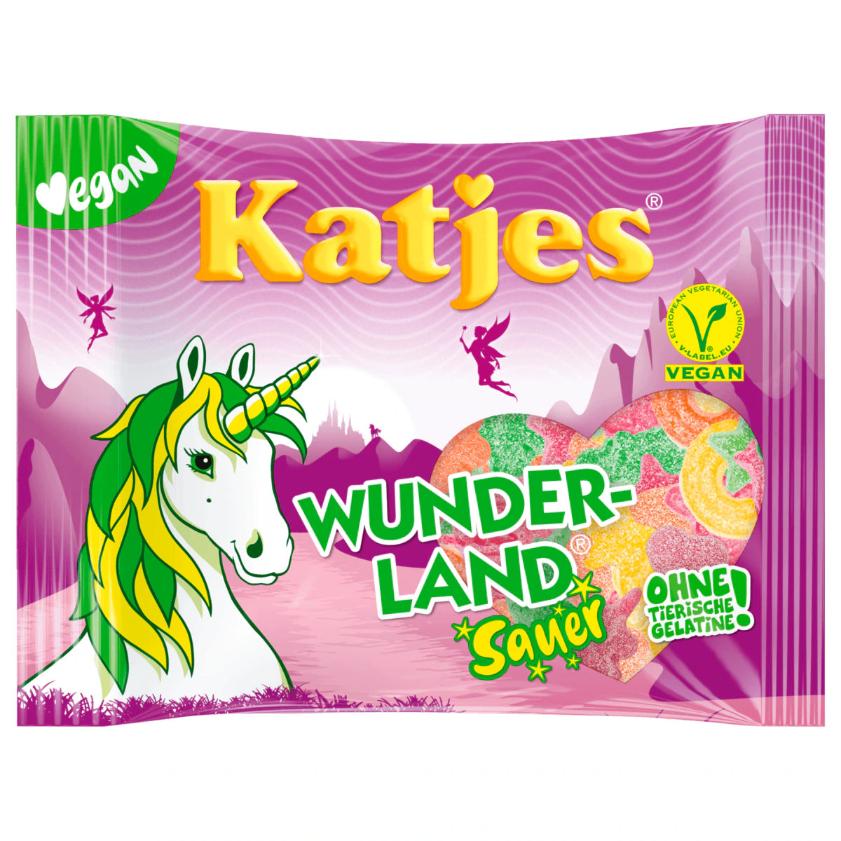 Katjes vegan Wunderland Sour, 175 g