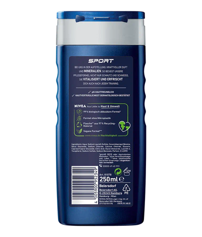 Duschgel Sport 24h Fresh Effect, 250 ml