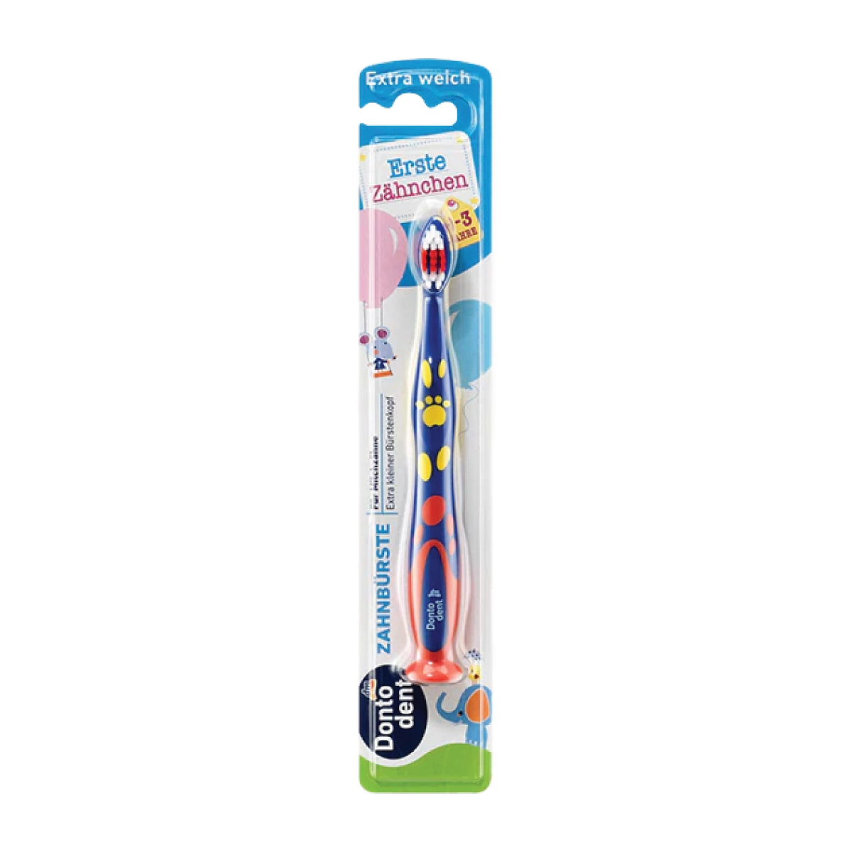 Toothbrush children first teeth extra soft, 0-3 years