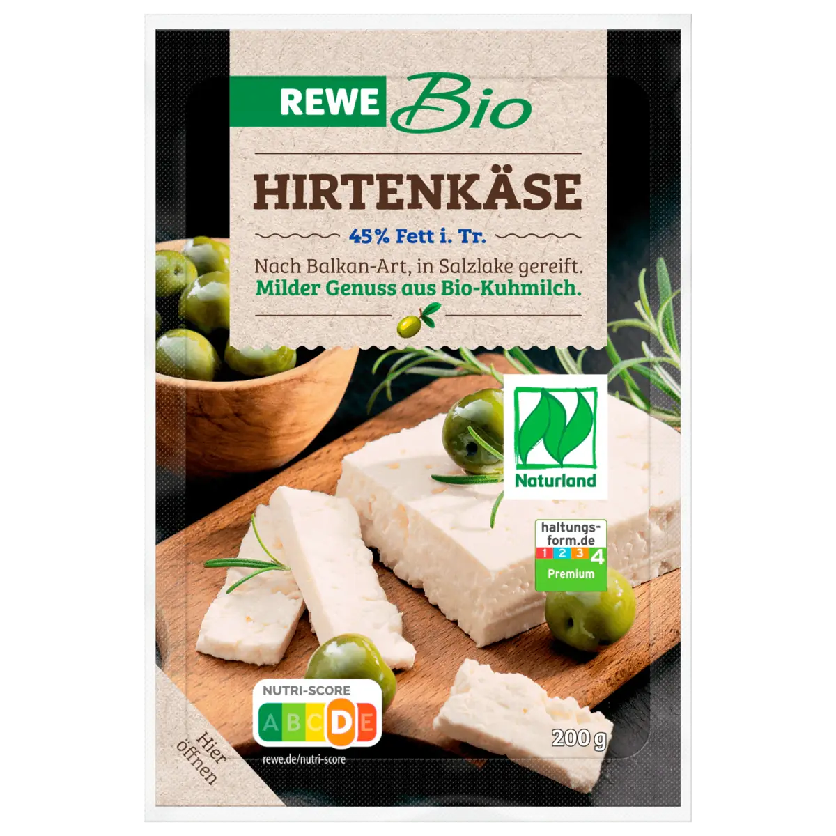 REWE BIO HIRTENKAESE 45%