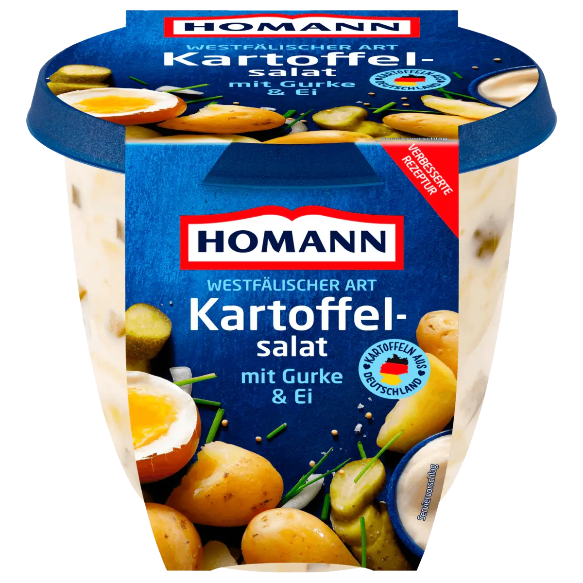 Westfälischer Kartoffelsalat mit Gurke/Ei, 400 g