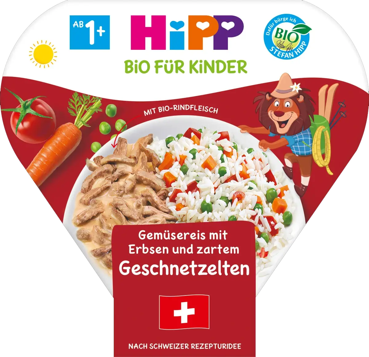 Kinderteller Fliegendes Nudel-ABC mit Bolognese-Sauce, ab 1J, 250 g