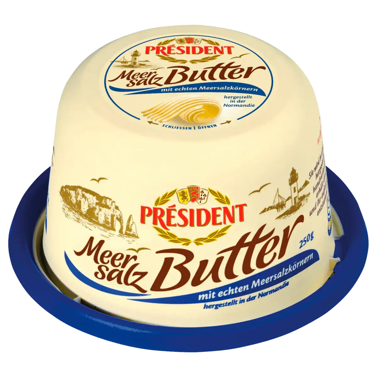 President, Butter with sea salt, 250 g