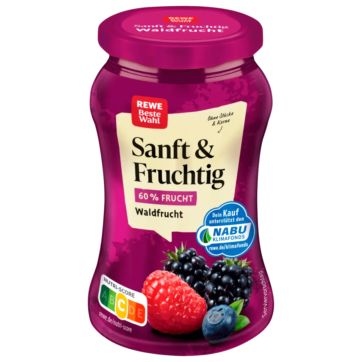 Smooth & Fruity Spread, Forest Berries, 250 g