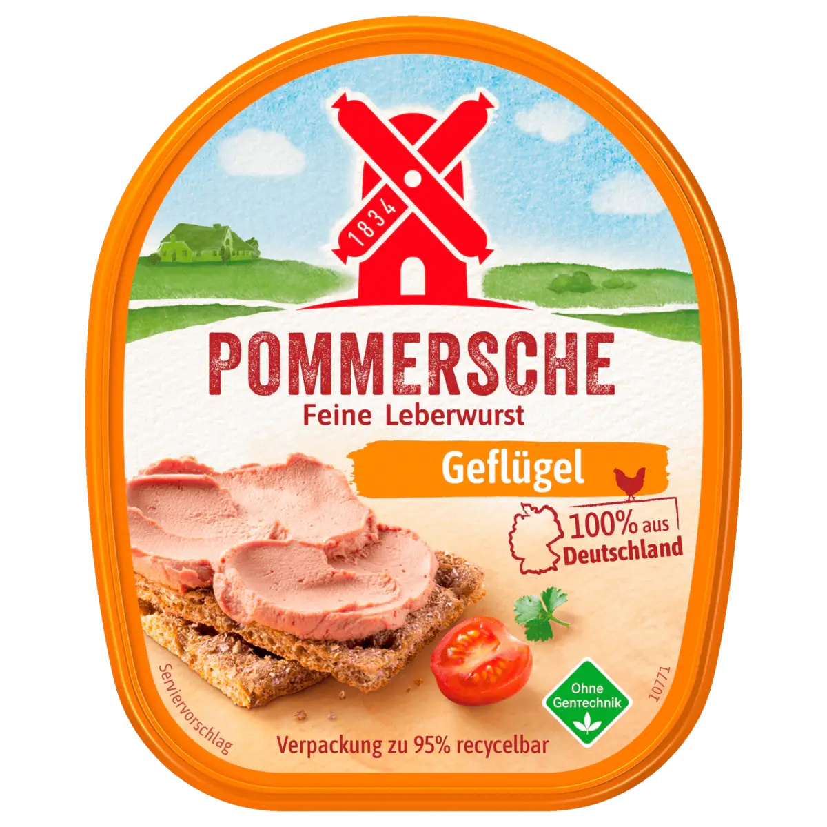 Rügenwalder Mühle Pommersche Gutsleberwurst 100% chicken 125 g