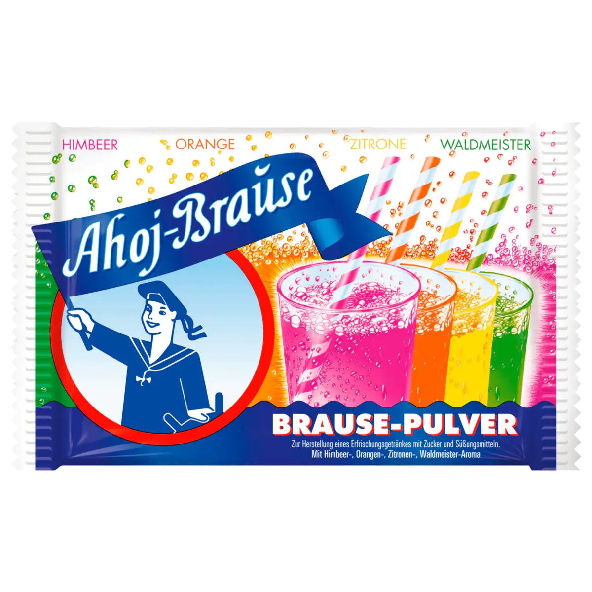 Ahoj-Brause Powder, 10 sachets, 58 g