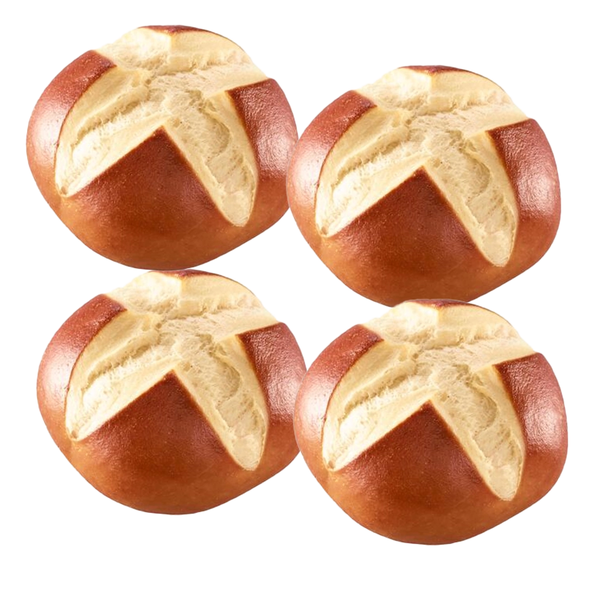 Pretzel Rolls, frozen, 4 pcs