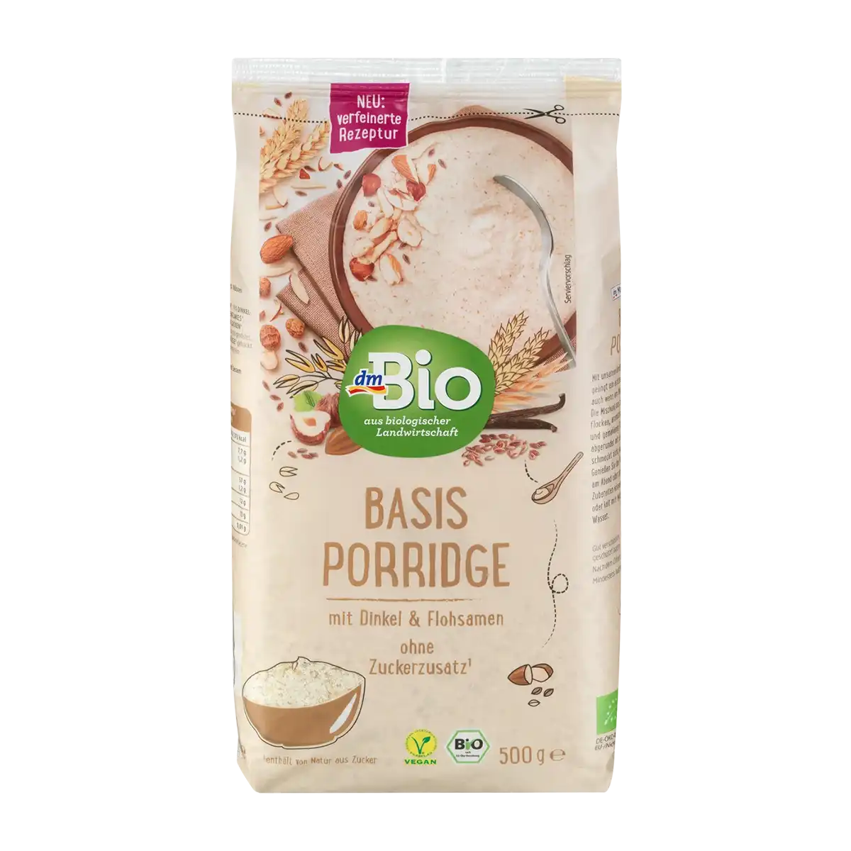 Porridge base, 500 g, Exp 28/12/2023