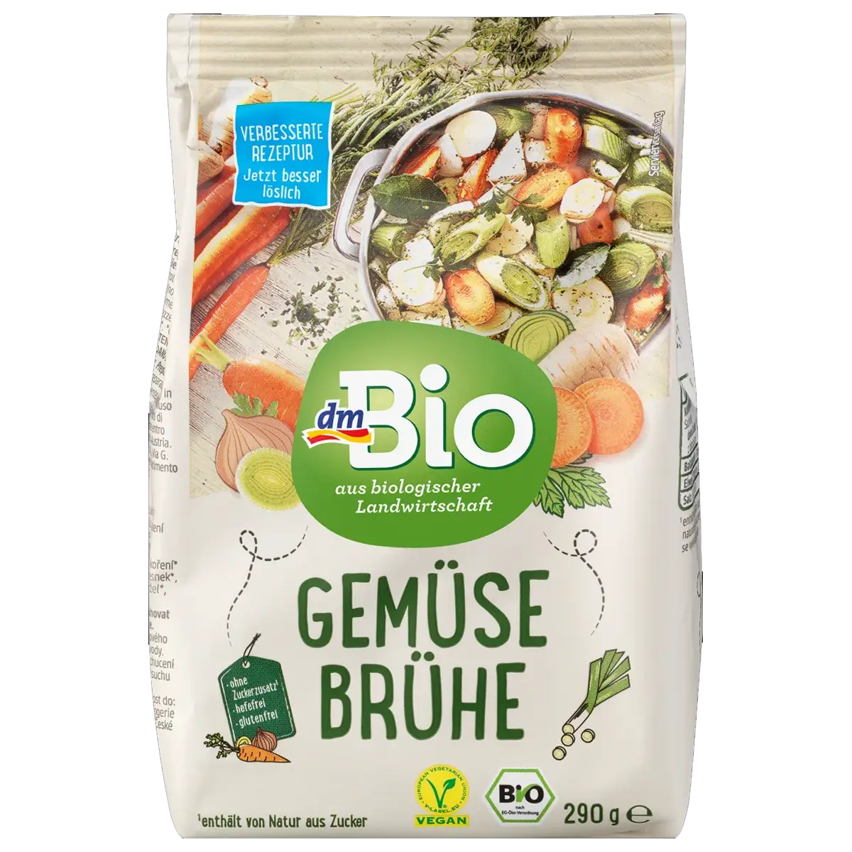 Vegetable broth, 290 g for 14.5L