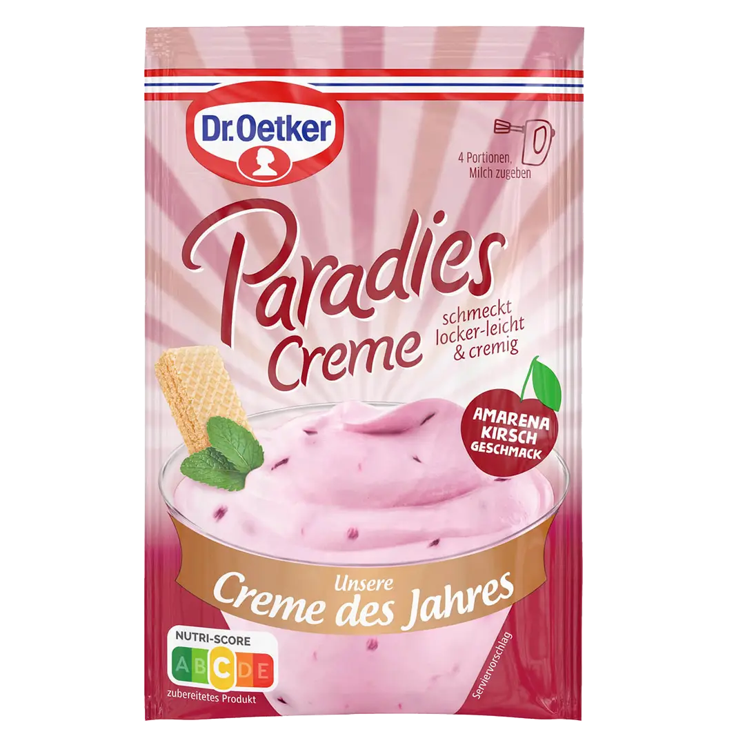 Paradies-Creme Amarena, without cooking, 70 g