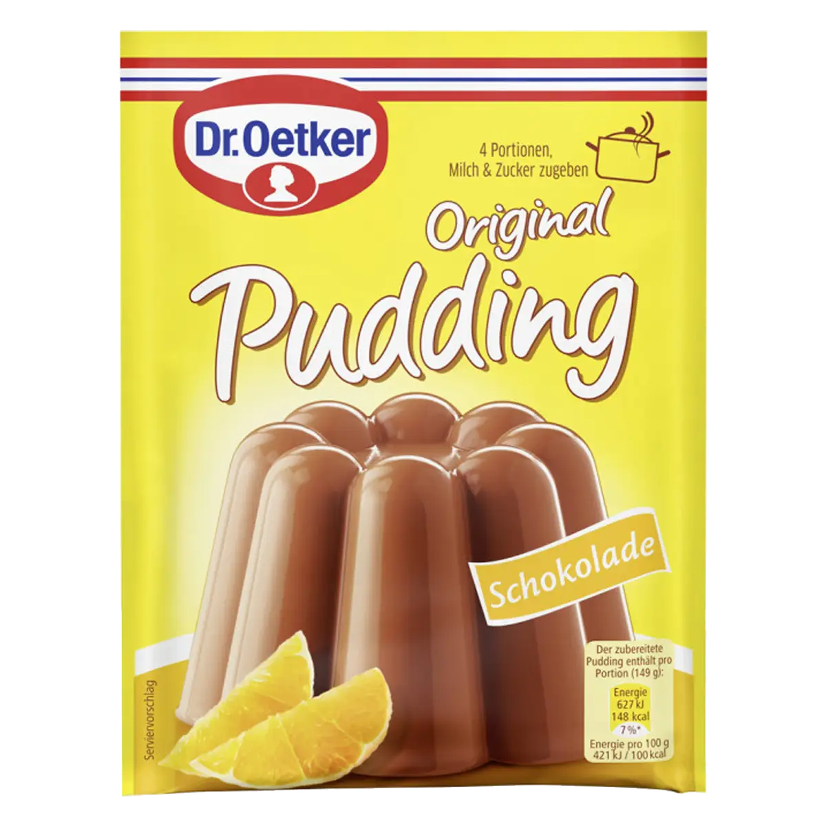 Original Pudding Chocolate, 3 x 37 g