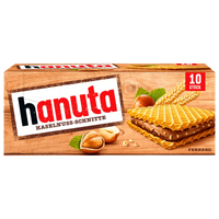 Hanuta Hazelnut Snacks, 10 pieces, 220 g