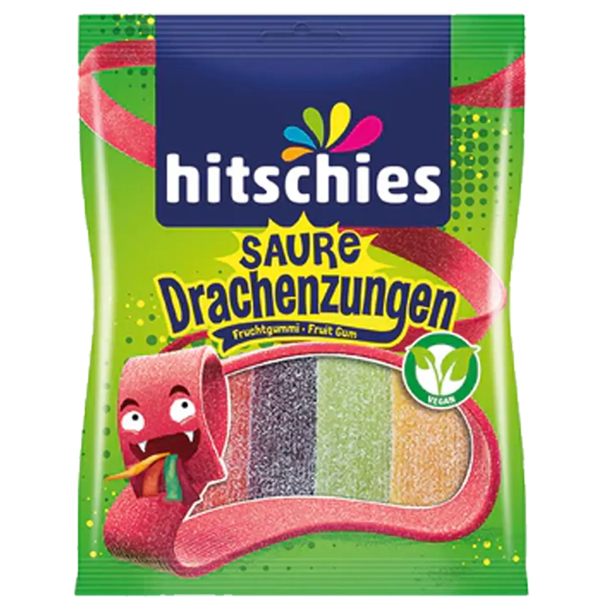 Hitschies Drachenzungen, vegan, 125 g