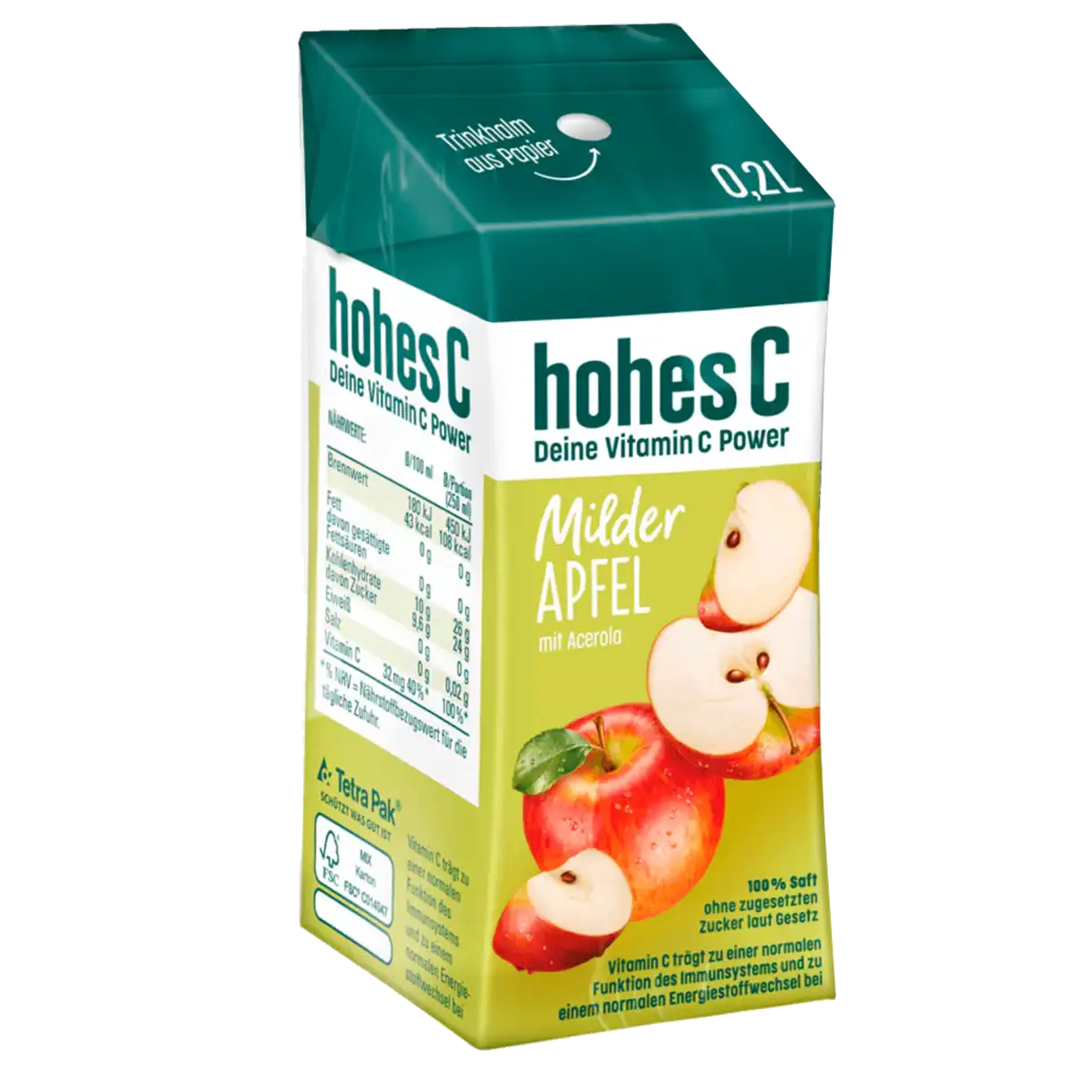 Hohes C Mild Apple, 200 ml