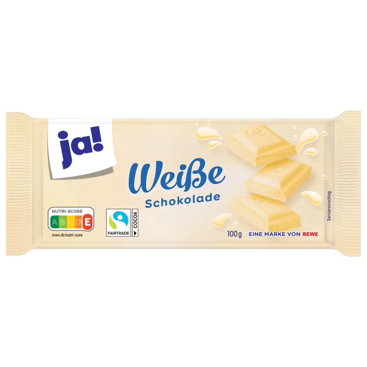 ja! Chocolate, white, 100 g