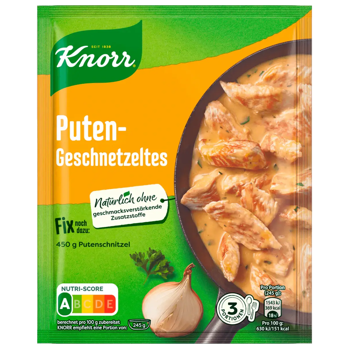 Knorr Fix Puten-Geschnetzeltes