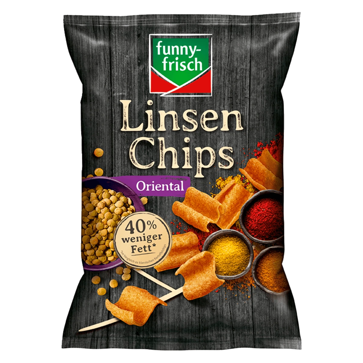 Lentil Chips, Oriental, 90 g