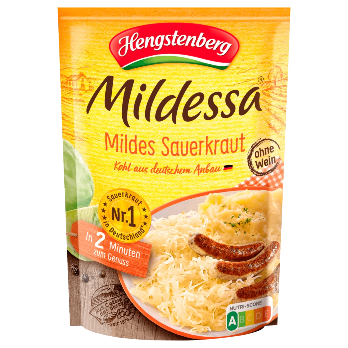 Mildessa Mild Sauerkraut, 400 g