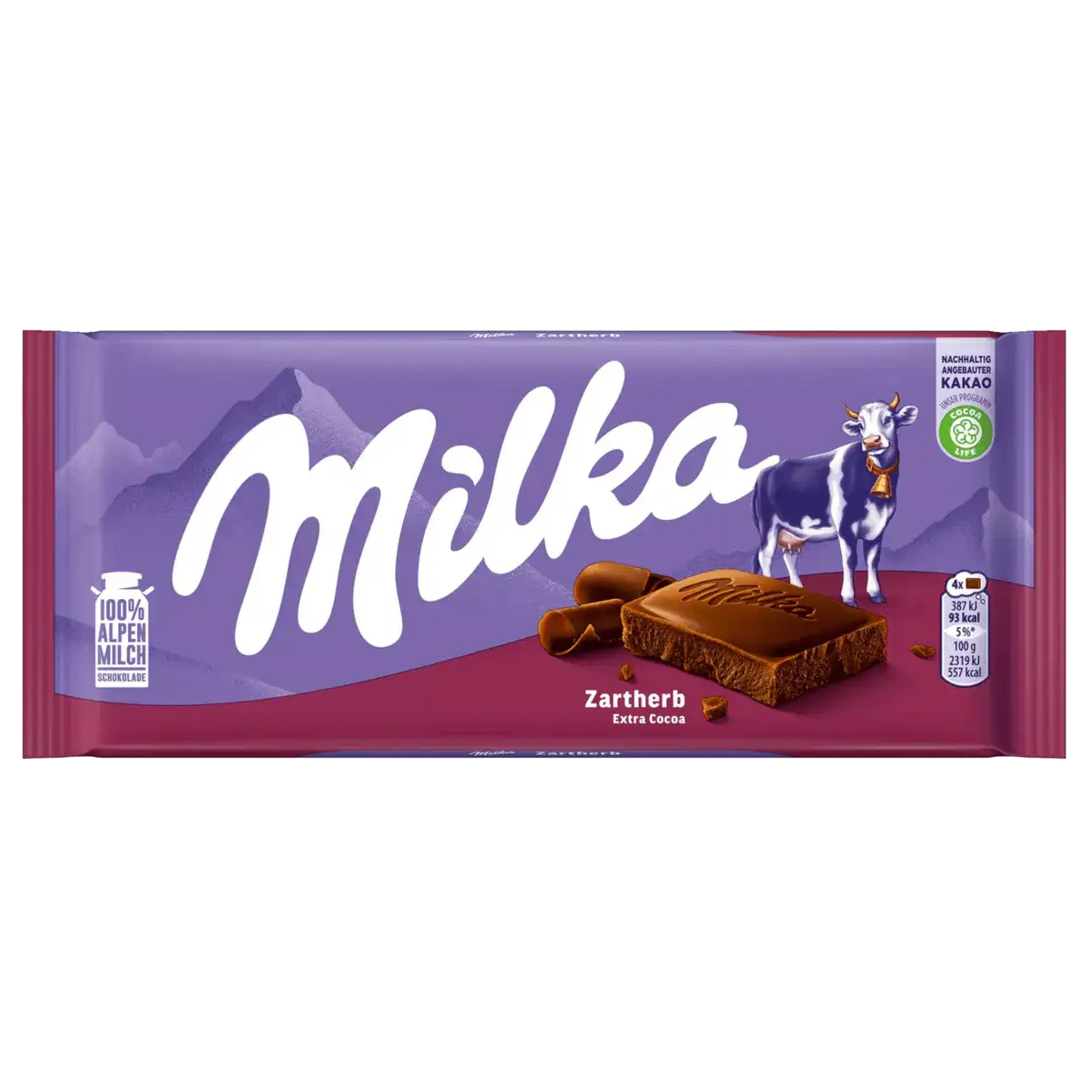 Milka dark chocolate, extra cocoa