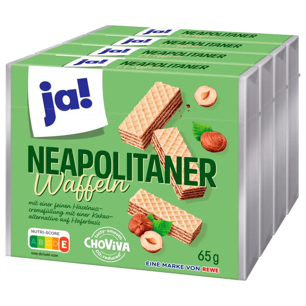 Neapolitaner wafers, 4 x 65 g