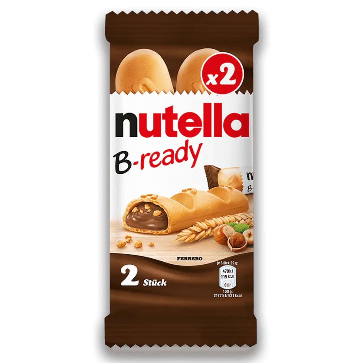 Nutella B-ready, 2 pcs