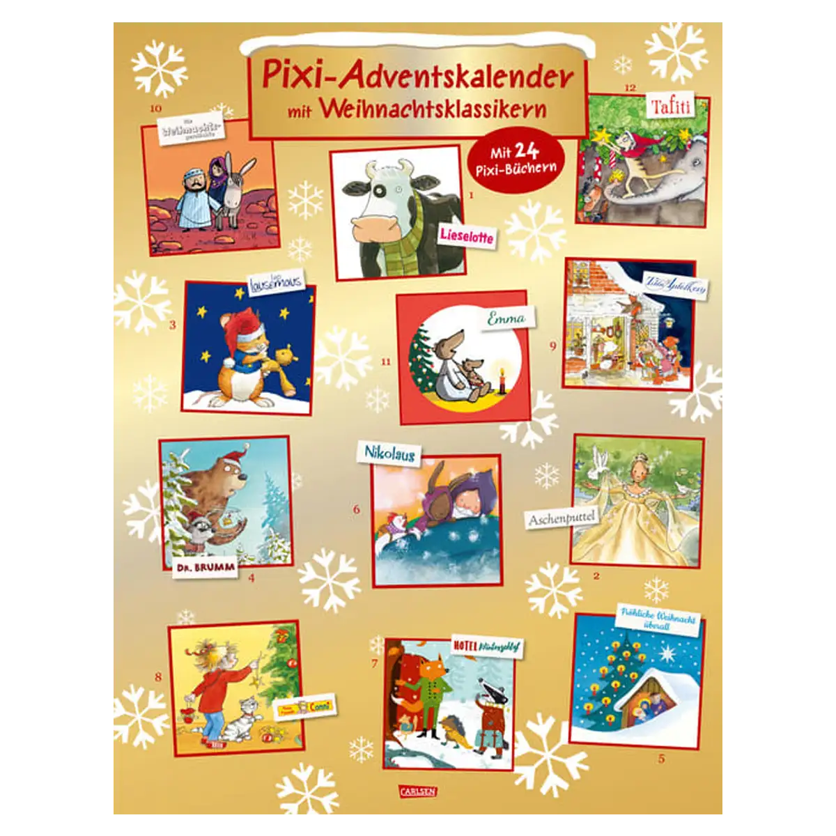 Pixi Adventskalender mit Weihnachtsklassikern