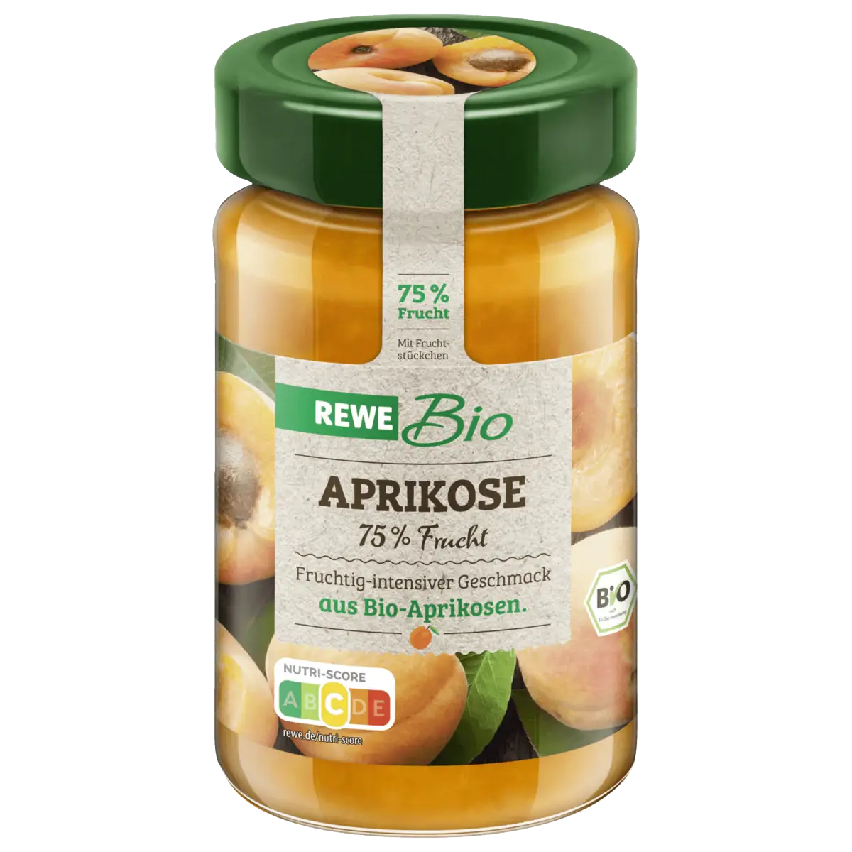 Apricot Fruit Spread, 75% fruits, 250 g