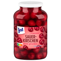 Sauerkirschen, entkernt und leicht gezuckert, 680 g