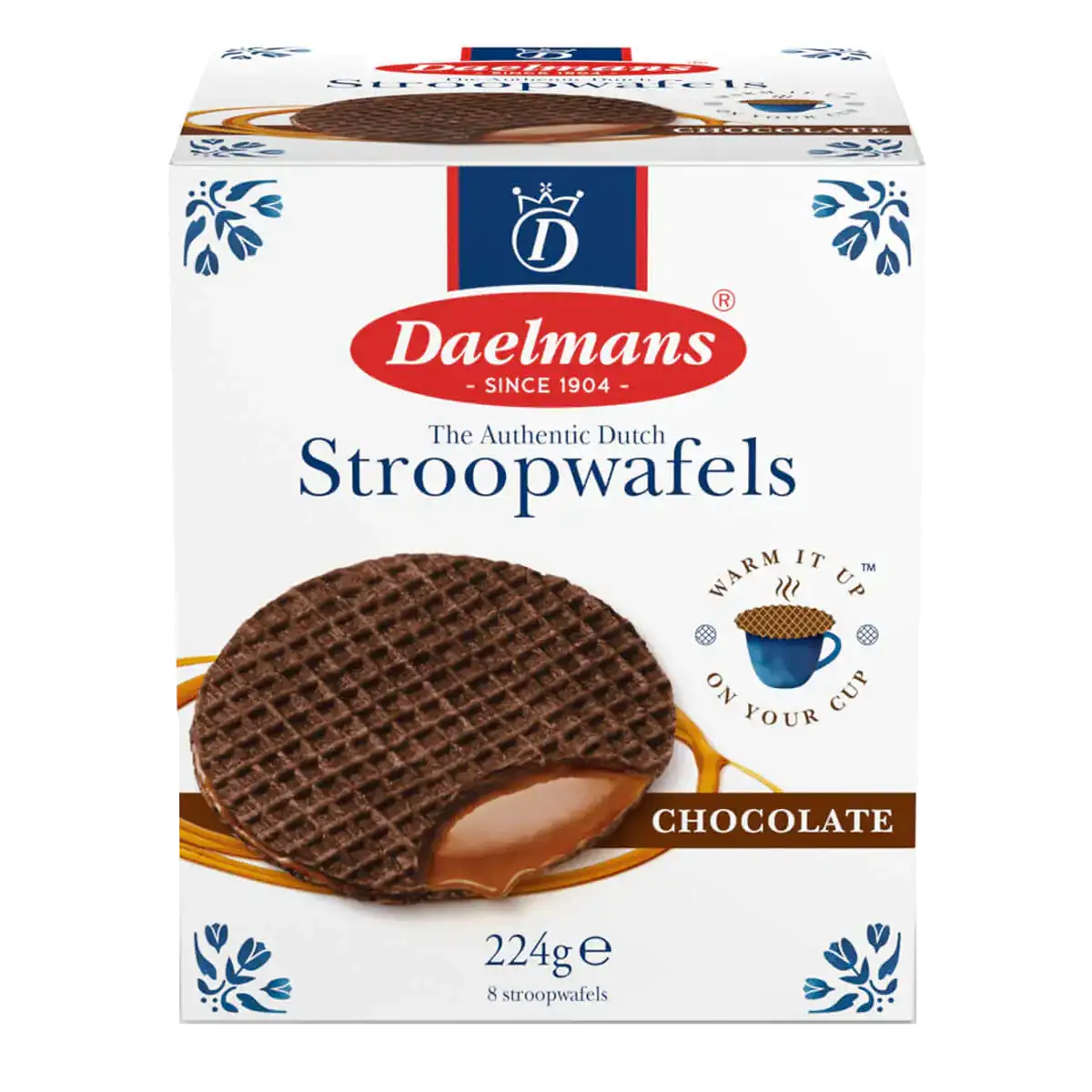 Stroopwafels Chocolate Cube, 230 g